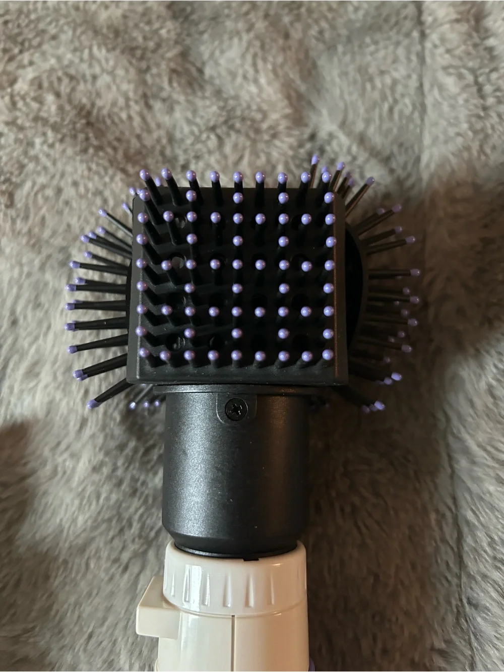 Conair White & Purple Round Hair Styling Brush Dryer